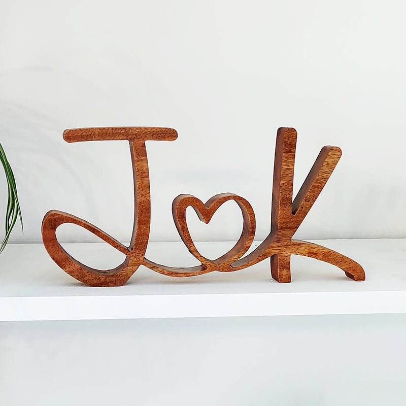 Personalized Couples Initials Love Sign