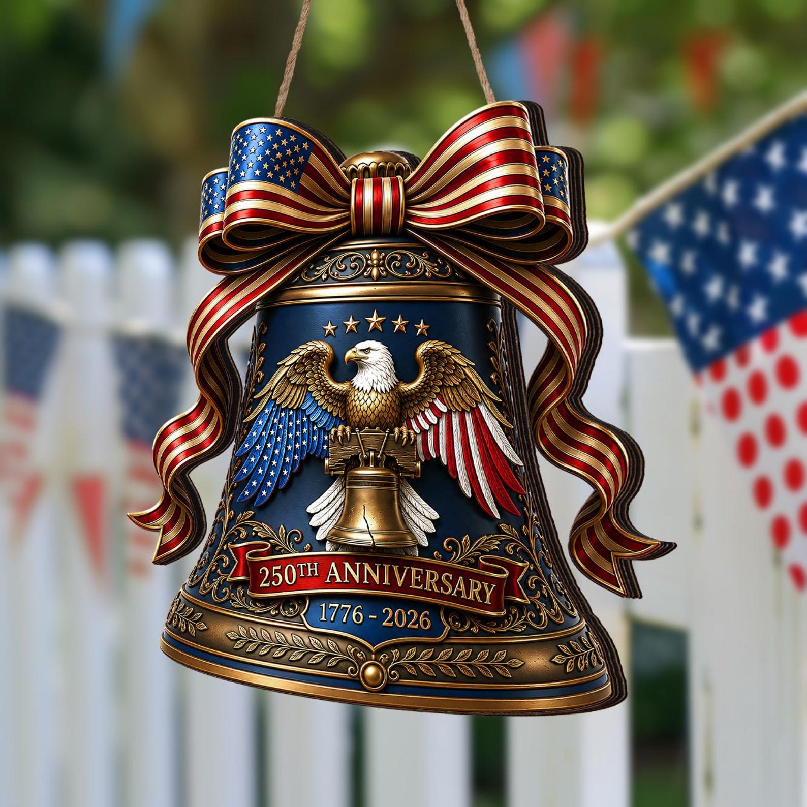 Personalized America 250 Wooden Sign with Family Name – Perfect Patriotic Gift & Home Decor