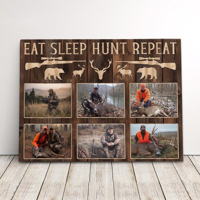 Personalized Gifts For Husband Deer Hunting Gifts For Men Who Have Everything Photo Gifts For Dad Gifts For Him Farmhouse Decor Canvas Print