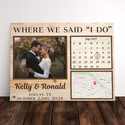Couple Romantic Wall Art - Personalized Gift for Couples - Valentine's Day Gift Engagement Gift Anniversary Gift Birthday Gift