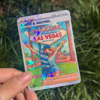 Personalized Couple Photo Anime Style Card For Your love