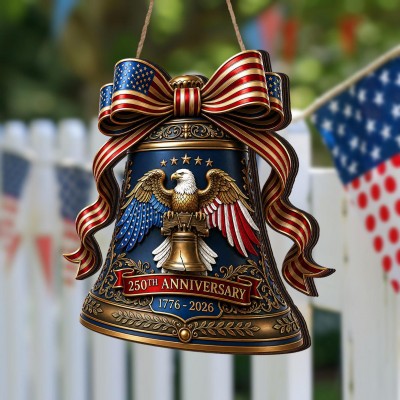 Personalized America 250 Wooden Sign with Family Name – Perfect Patriotic Gift & Home Decor
