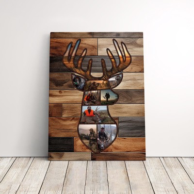 Deer Hunting Gifts Wall Art Personalized Gift For Husband Sentimental Gifts For Boyfriend Gifts For Men Who Have Everything Canvas Print