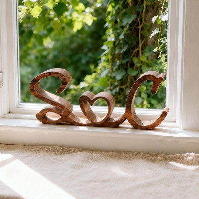 Personalized Couples Initials Love Sign