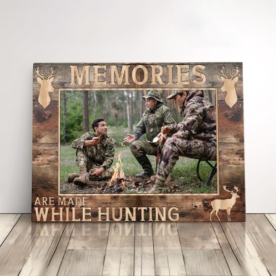 Hunting Gifts For Men Photo Frame Personalized Gifts For Hunters Deer Hunting Home Decor Gift For Husband Photo Gifts For Boyfriend Wall Art