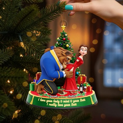 Naughty Couple Ornament Personalized Christmas Gifts For Couple