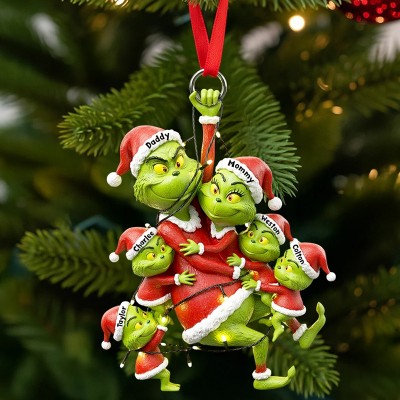 Fun Mischievous Christmas Ornament Personalized Gifts For Family
